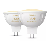 Philips Hue White ambiance Żarówka MR16 GU5.3 400 lm 2 szt. 8719514491588 - 1271552 - zdjęcie 1